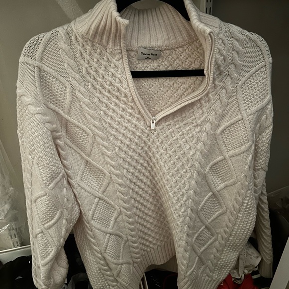 Aritzia Sweaters - Aritzia Sunday Best Peggy Sweater Quarter Zip